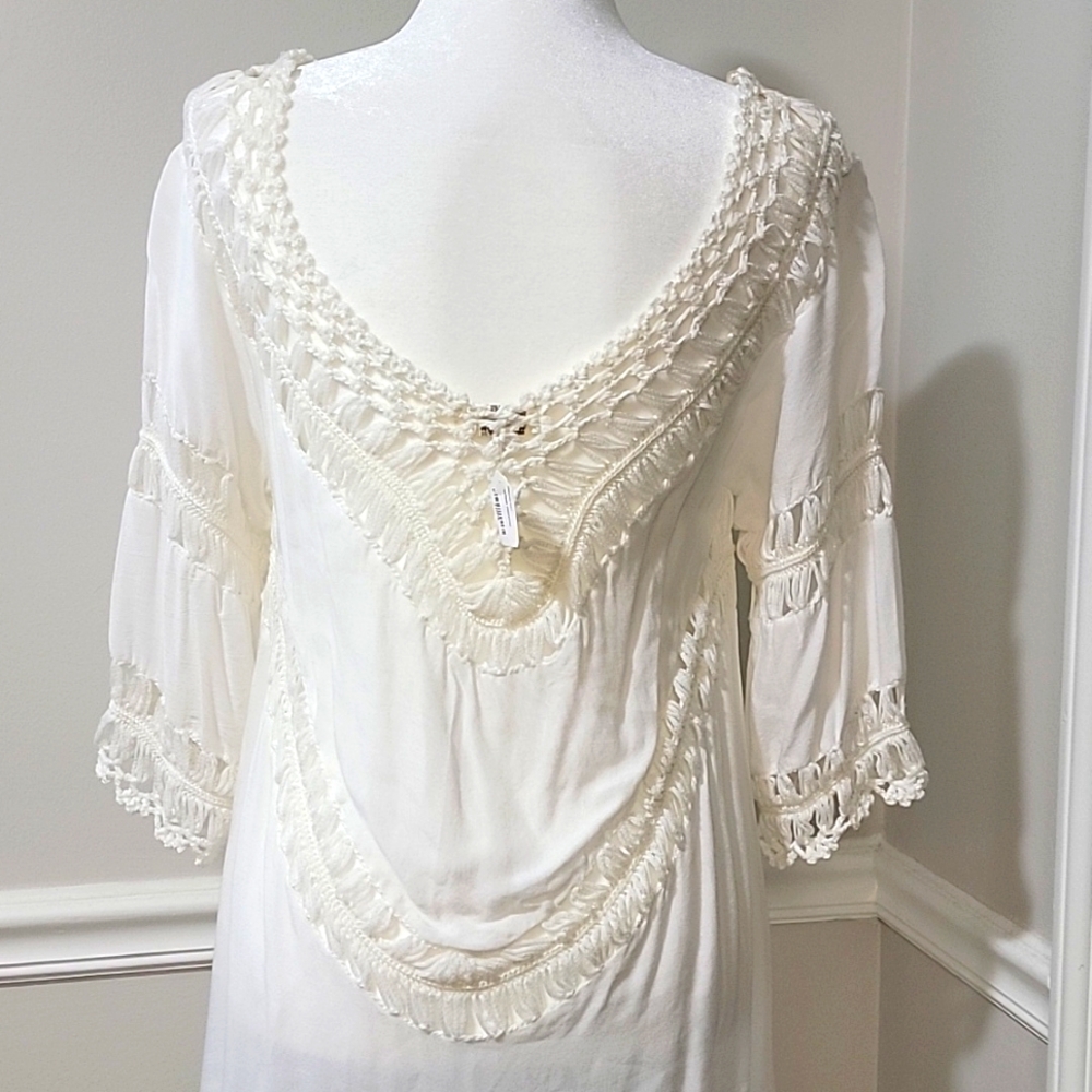 Umgee Boho Crochet Tunic Cover Up
